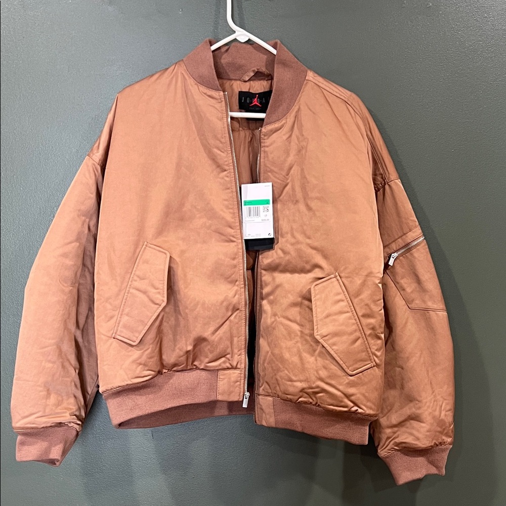 Jordan Women’s Tan Bomber Jacket XL